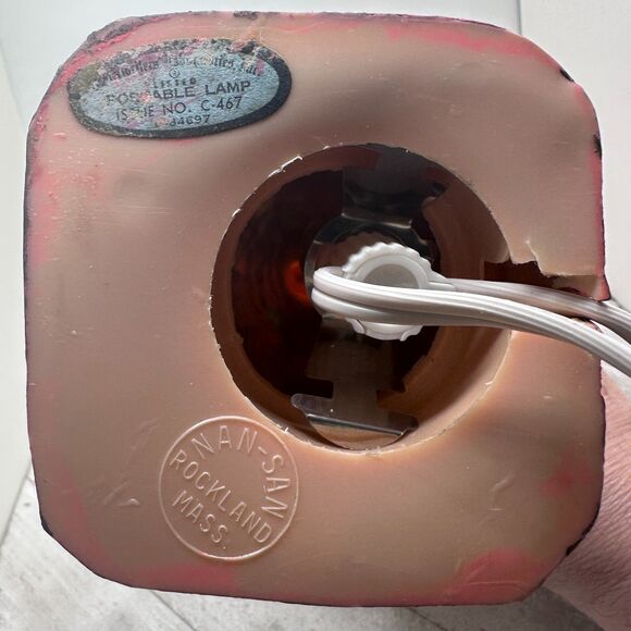 Vintage 1950s Hand-Painted Infant of Prague Blow Mold Night Light Lamp Nan-San - Picture 10 of 11